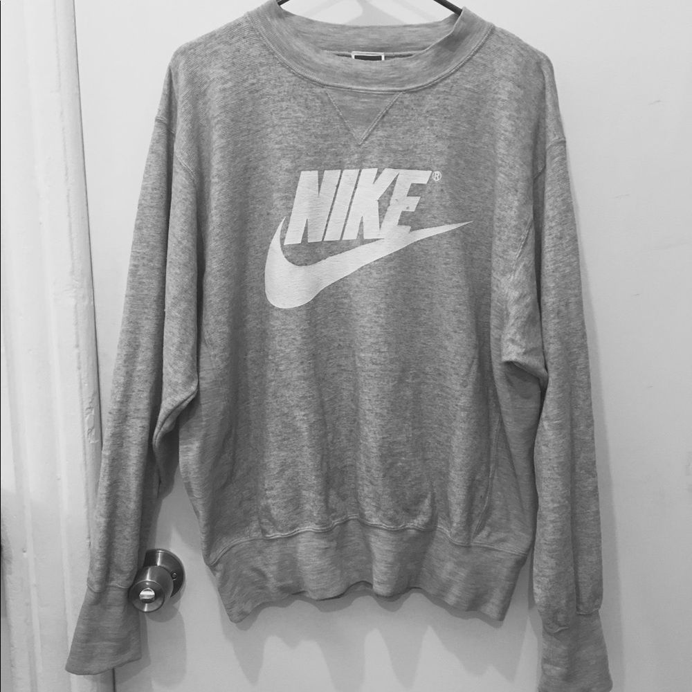 VTG NIKE grey pullover sweatshirt men's XL