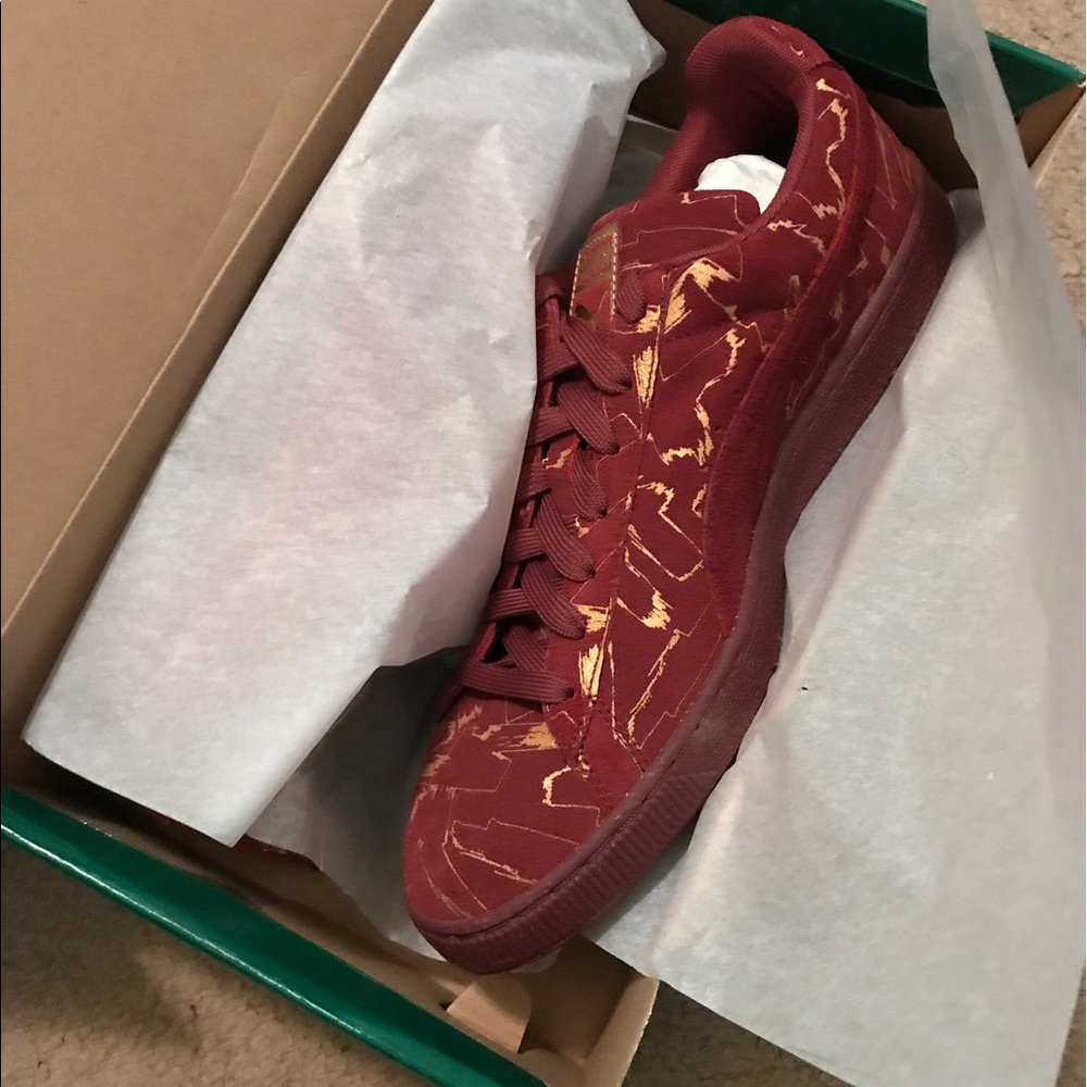 Puma Suede Brush Emboss Metallic