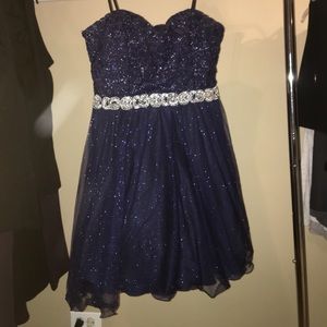 Navy Blue Formal Dress