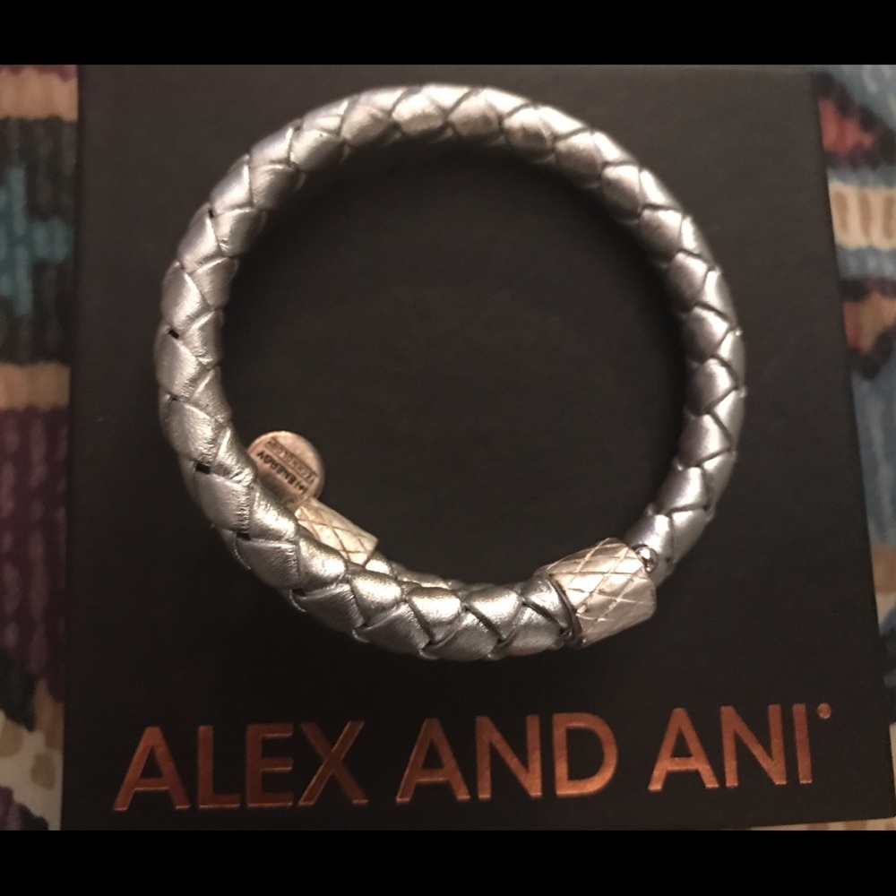 Alex and Ani leather bracelet