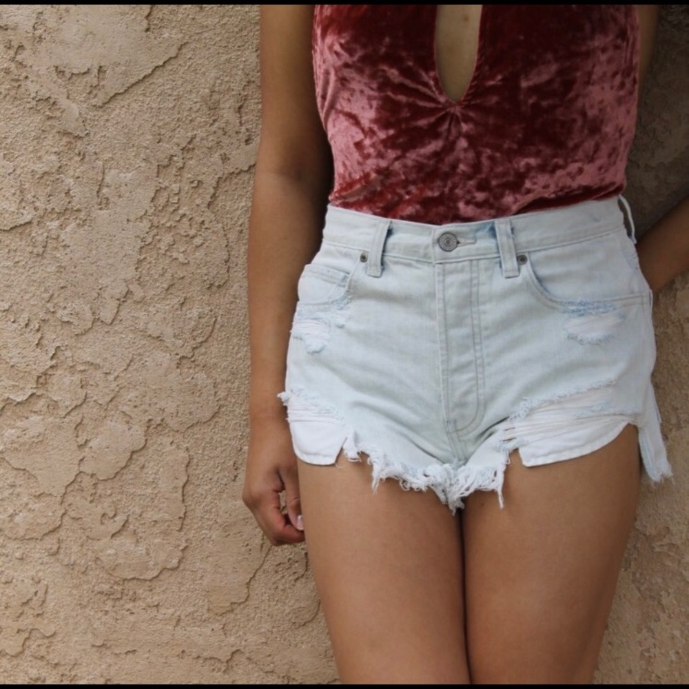 Abercrombie and Fitch High Waisted Shorts
