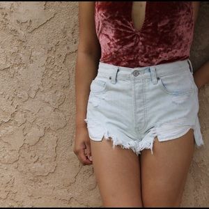 Abercrombie and Fitch High Waisted Shorts