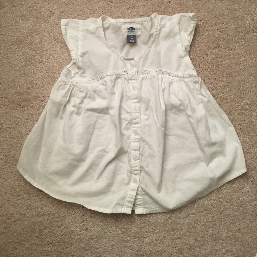 Old Navy Girls White Top