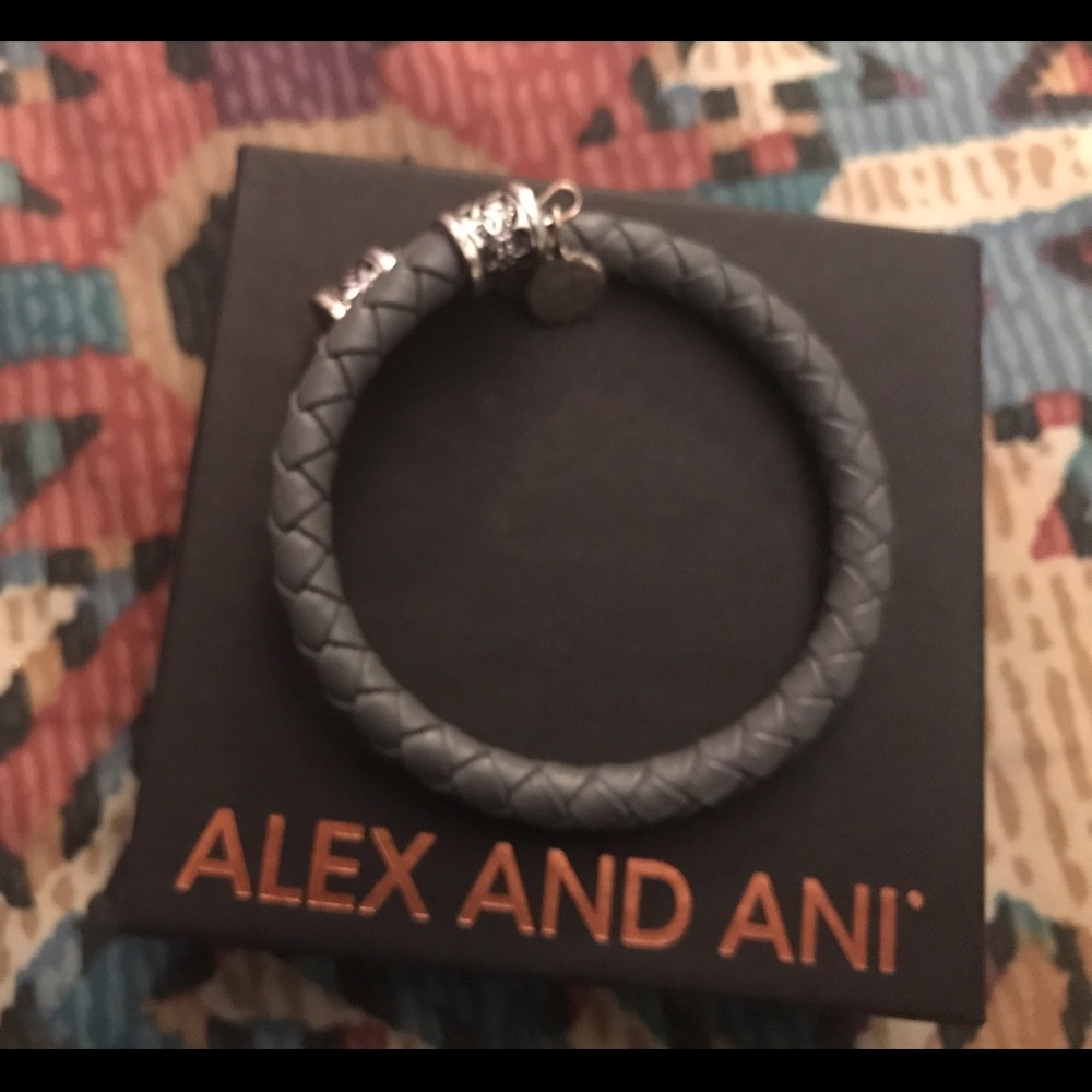 Alex and Ani leather bracelet