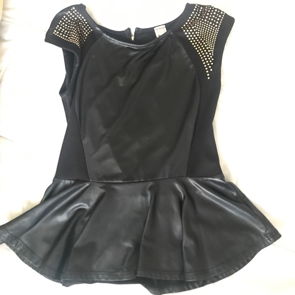 Leather top