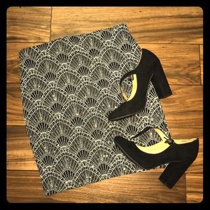 Silver sparkle mini skirt H&M *NWT*