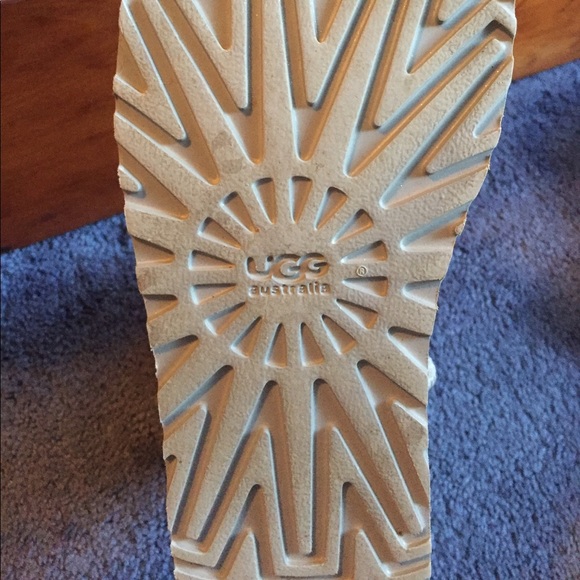 Silver Sequin UGG Boots - Picture 3 of 6