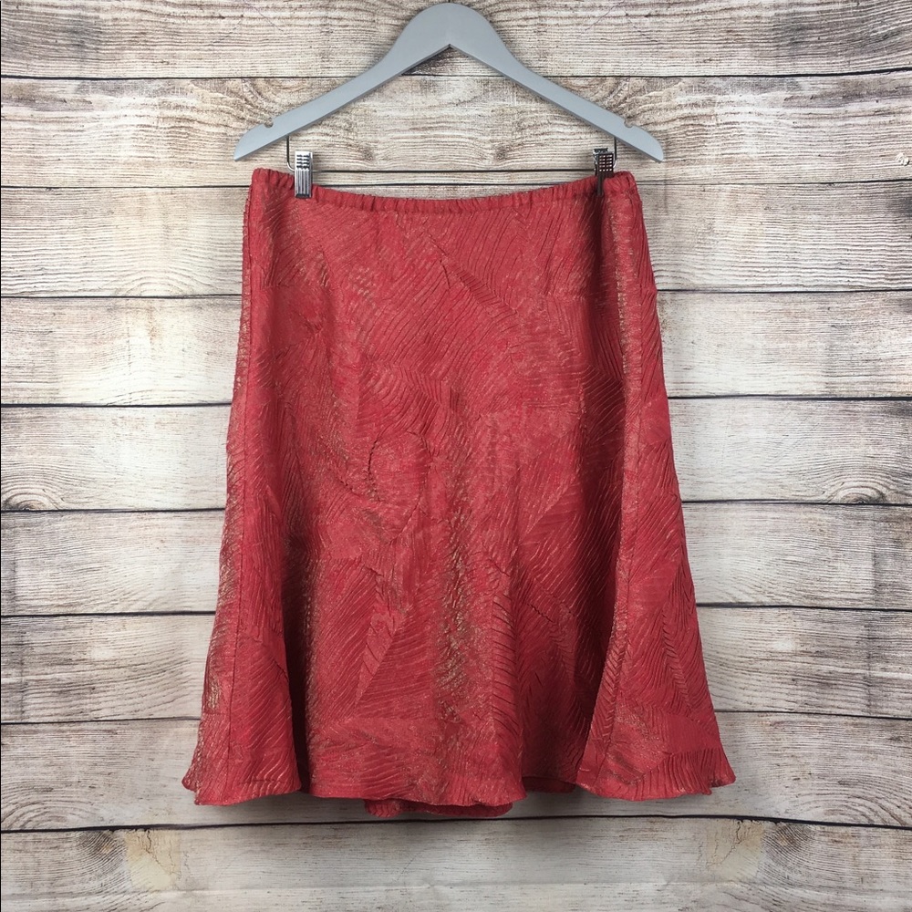 PHILOSOPHY REPUBLIC Crinkle Flares Skirt Size 16W