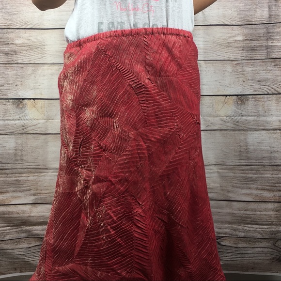 PHILOSOPHY REPUBLIC Crinkle Flares Skirt Size 16W - Picture 4 of 5