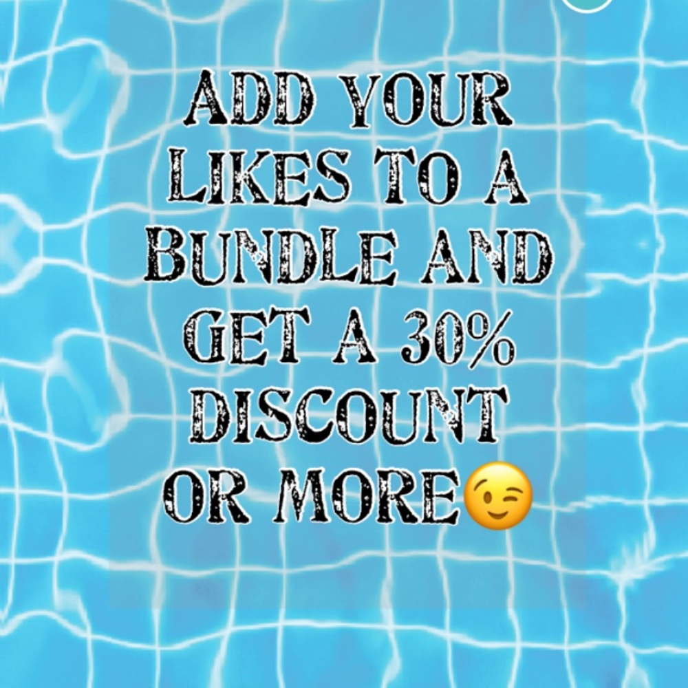 Add items to a bundle for a special offer😊😊