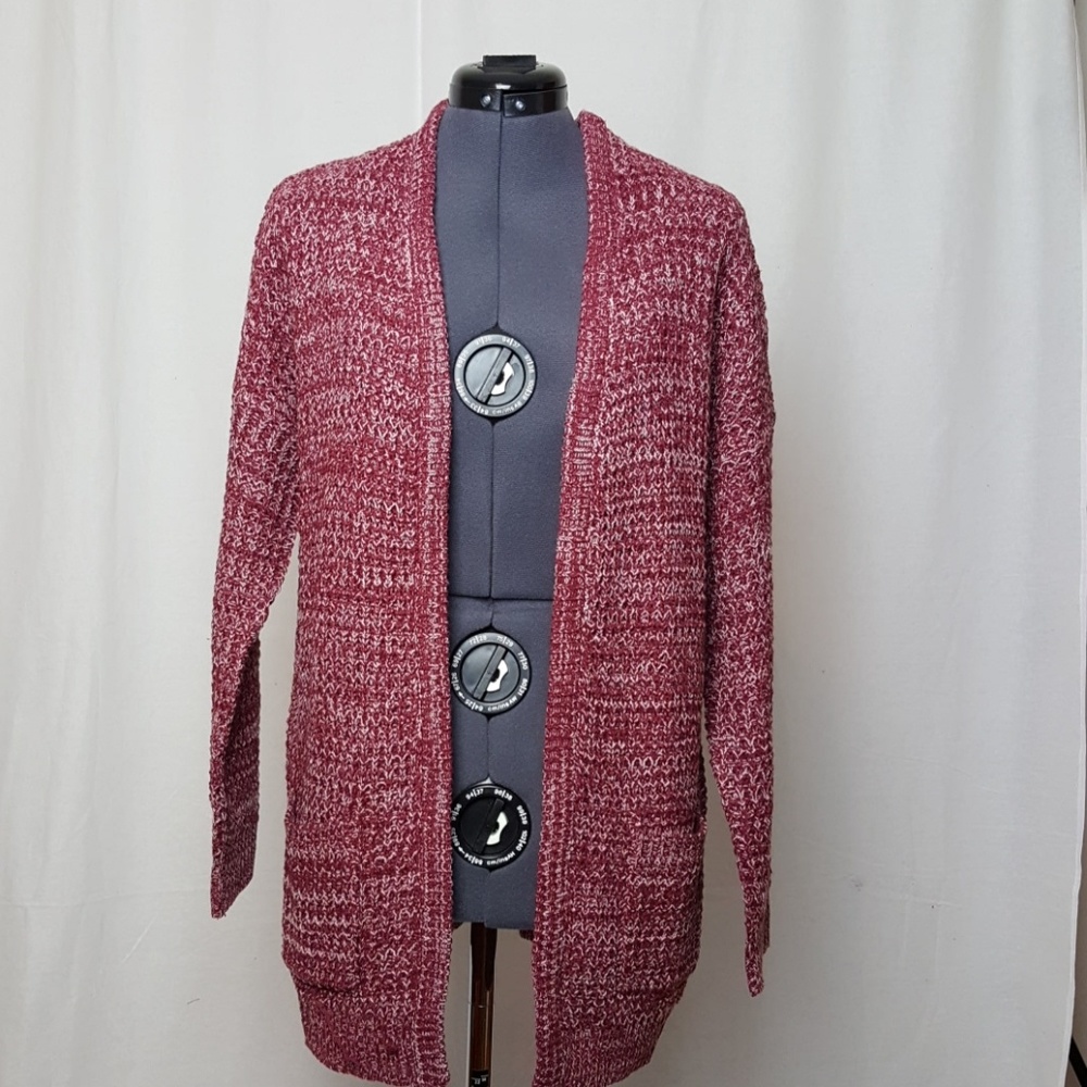 POOF EXCELLENCE Womens Size L long Sleeve Cardigan