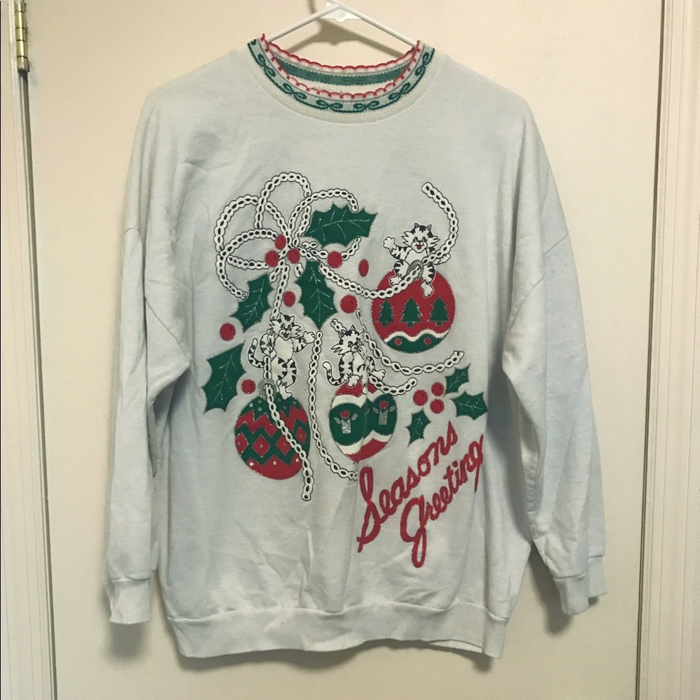 Vintage Christmas Pullover Sweater