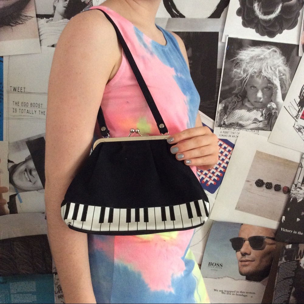 Vintage piano purse