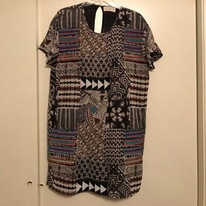 Flowy, patterned dress