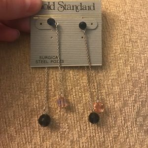 Dangly post earrings