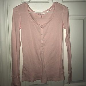 Long sleeve sleeping shirt