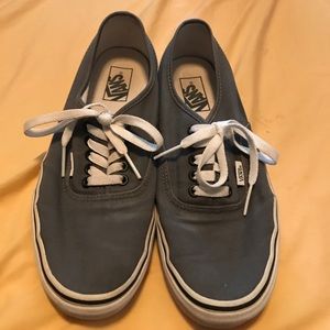 Grey vans shoes
