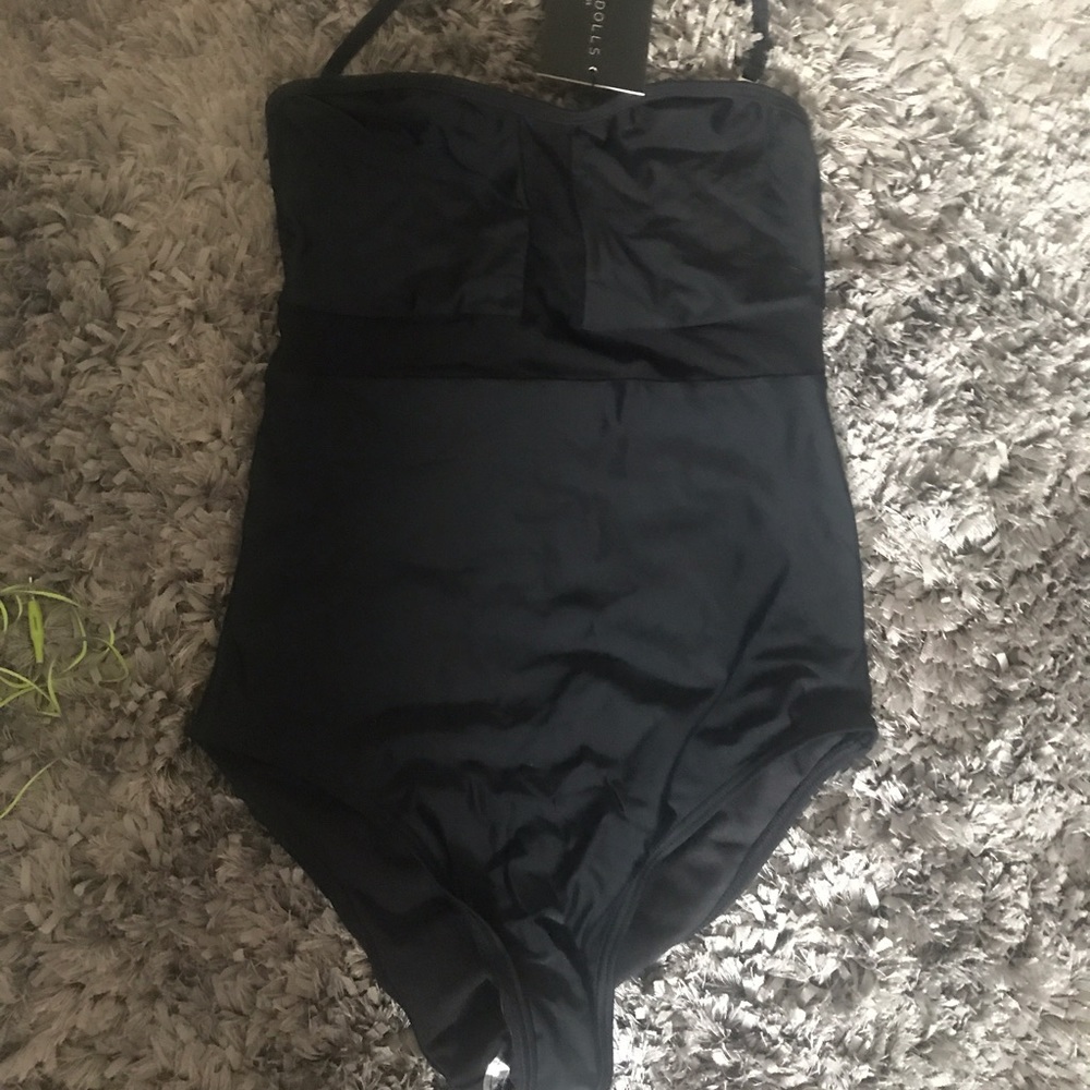 🆕 ❗️Paperdolls Mesh Detail Bandeau Swimsuit- asos - Picture 4 of 4
