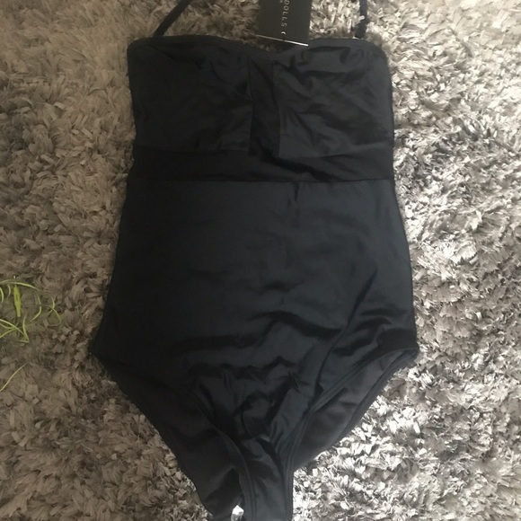 🆕 ❗️Paperdolls Mesh Detail Bandeau Swimsuit- asos - Picture 4 of 4