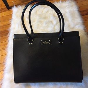 Black Kate Spade Purse - Tote