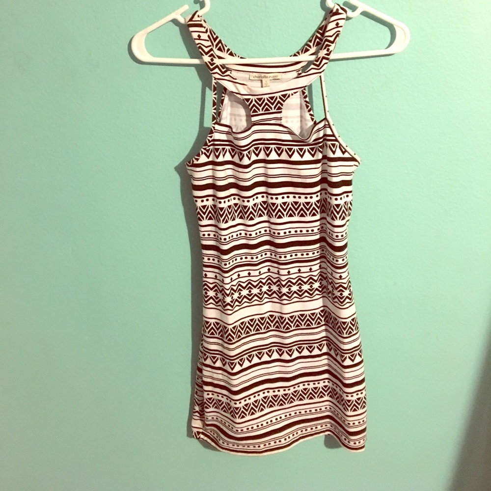 Black and white dress
