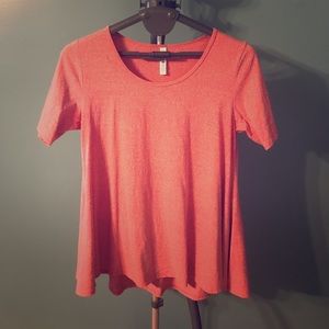 Coral Lula Roe Perfect Tee