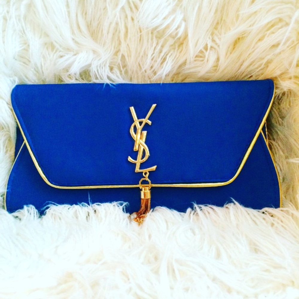 Monogram clutch purse