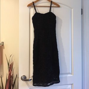 H&M studio collection black cocktail dress