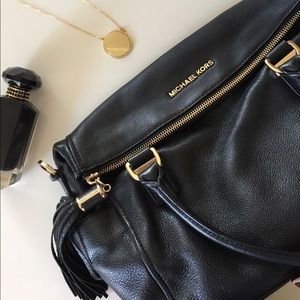 Michael Kors Black Tassel Handbag