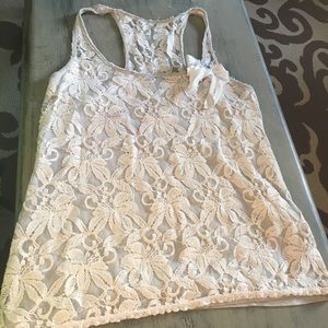 Lace tank top