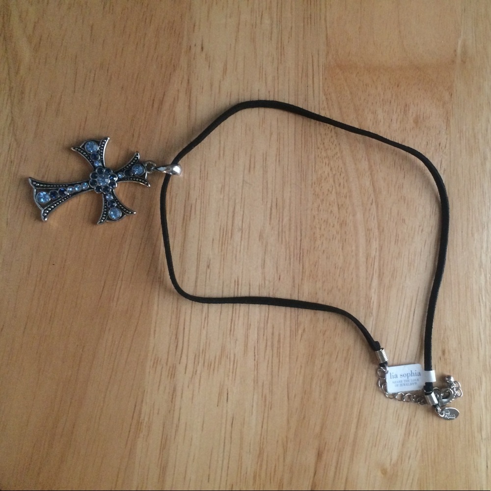Blue cross lia Sophia necklace
