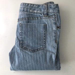 Billabong striped denim