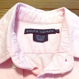 Ralph Lauren // fitted oxford shirtdress