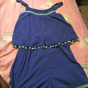 Blue romper