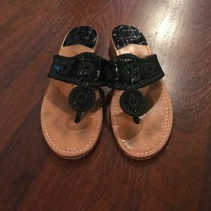 Black Jack Rogers Sandals