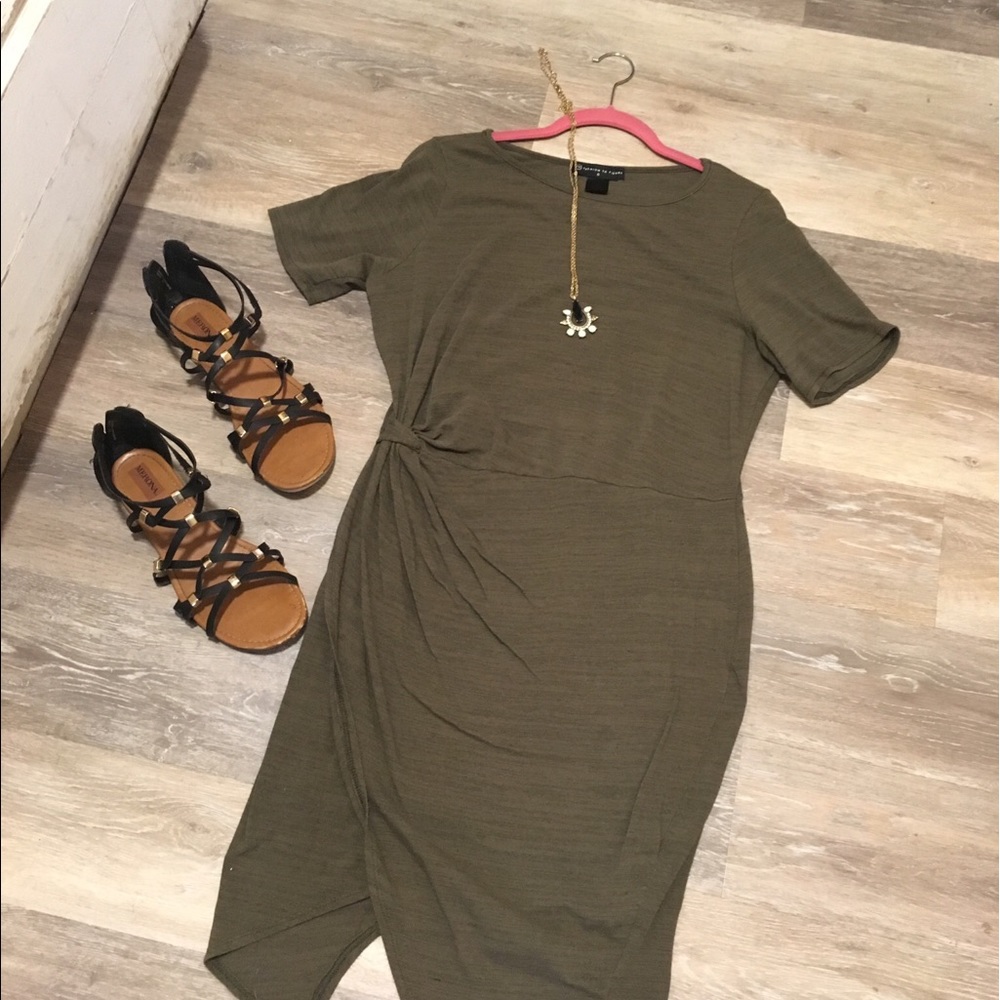 Fashion to Figure olive dress