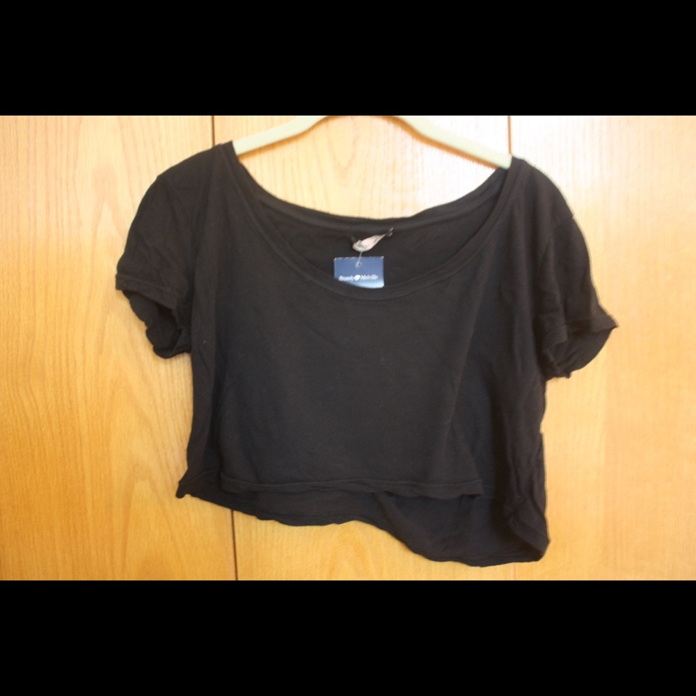 NWT Brandy Melville black crop top