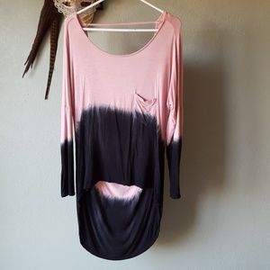 Reposh, worn twice. Pink to black top.