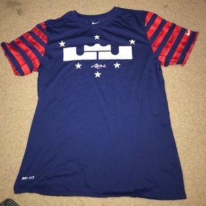 American Flag Lebron James Shirt