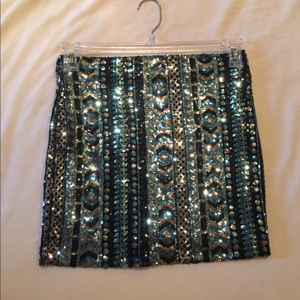 Holiday Sequin Skirt