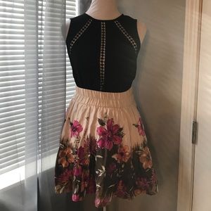 Boutique floral skirt