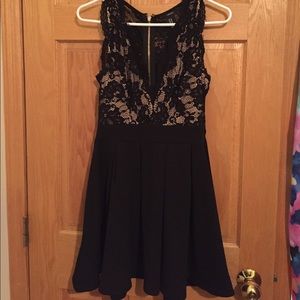 Black Lace Dress