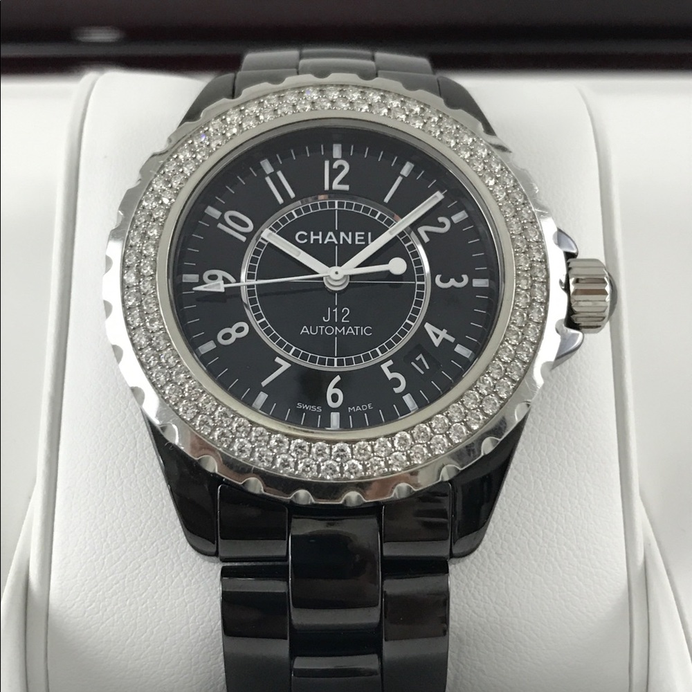 Chanel J12 with Diamond Bezzel