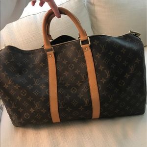 Louis Vuitton Monogram Weekend Duffle Bag