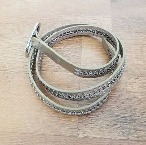Nine West Belt Silver and Gold