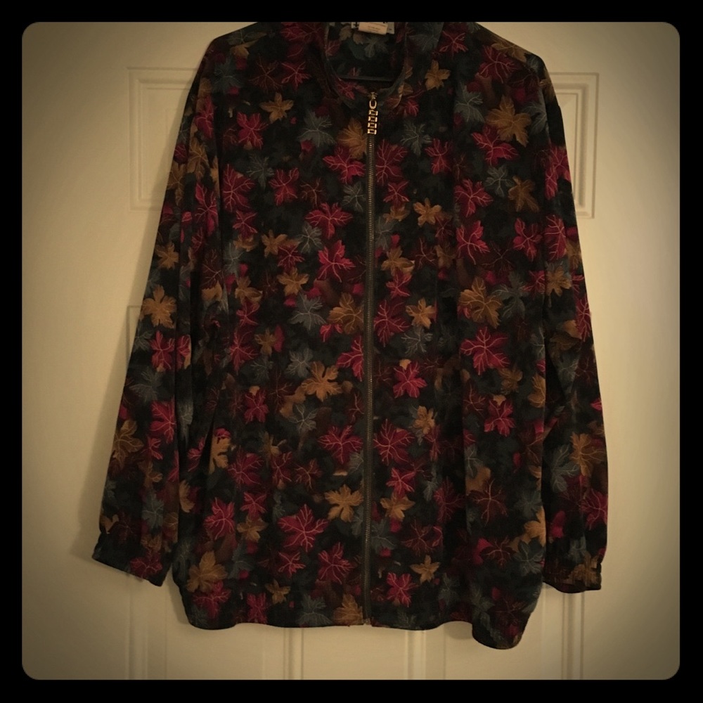 Color Vintage windbreaker jacket with