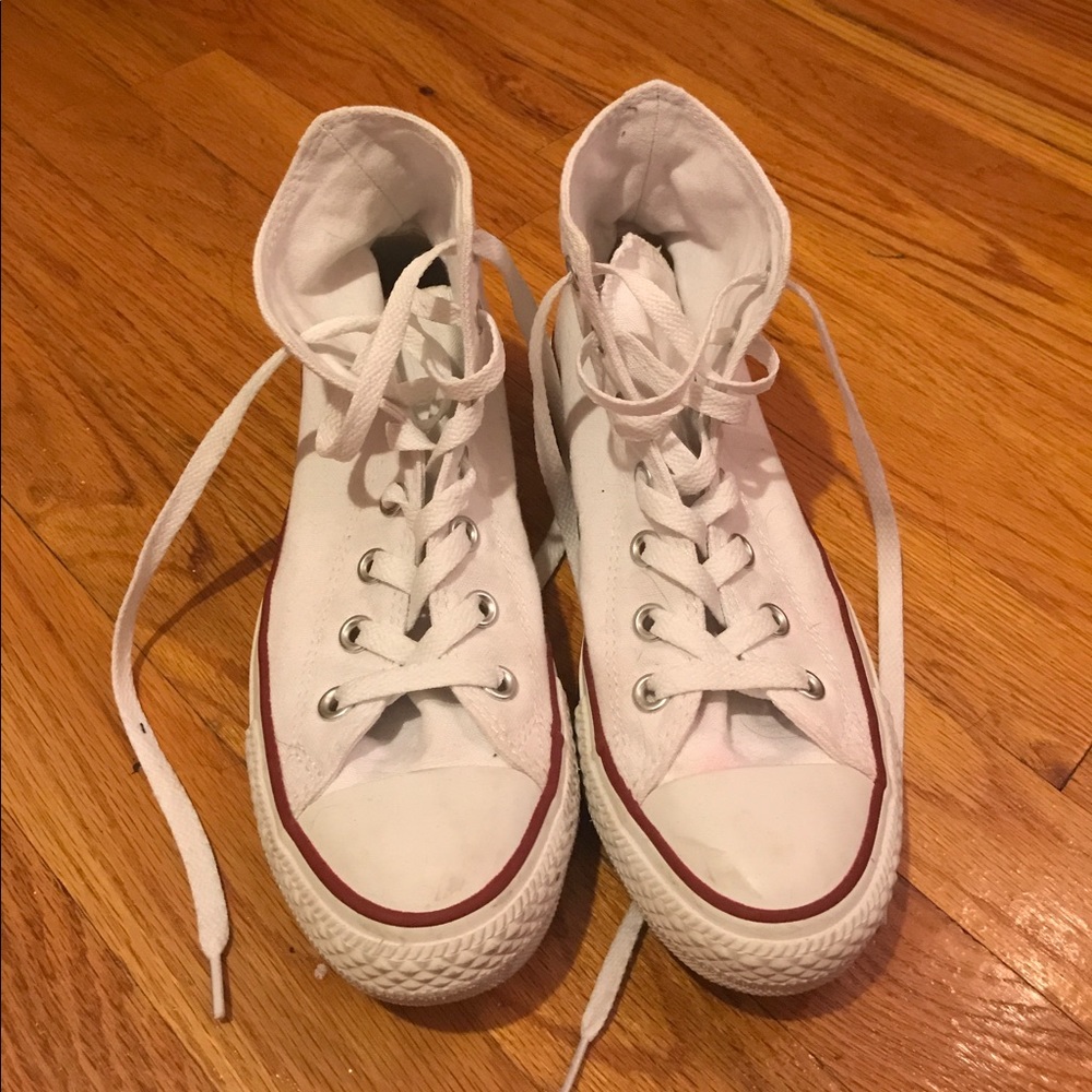 White high top converse