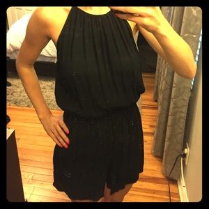 Black Romper (with tags)