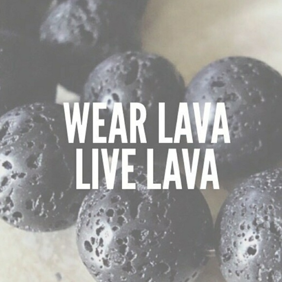 Lava Stone Choker Necklace - Picture 7 of 8