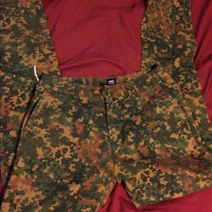 Obey camouflage slim fit jeans